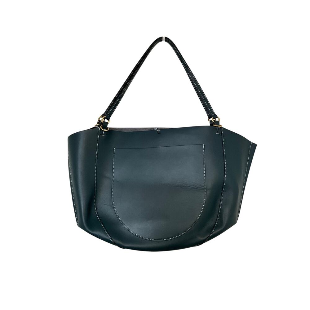 Wandler Green Leather tote
